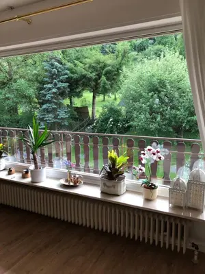 Ein Balkon oder eine Terrasse in der Unterkunft Gästehaus La Madonnina