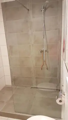 Ein Badezimmer in der Unterkunft Ferienhaus an der Sesselbahn