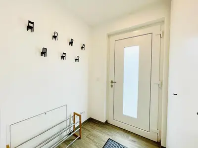 Ein Bett oder Betten in einem Zimmer der Unterkunft Ferienwohnung Mittelrhein Familie Lehmann