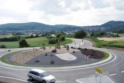 Ein allgemeiner Bergblick oder ein Berglick von der Ferienwohnung aus