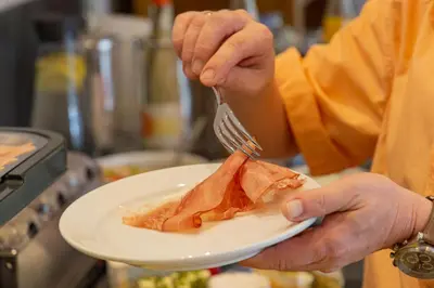 Essen in der Pension oder in der Nähe
