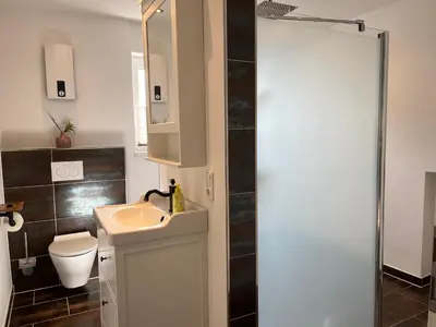 Ein Badezimmer in der Unterkunft Ferienwohnung2 Daun