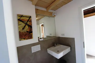 Ein Badezimmer in der Unterkunft Ferienhaus am Rheinsteig / Nähe Hindenburghöhe / Loreley