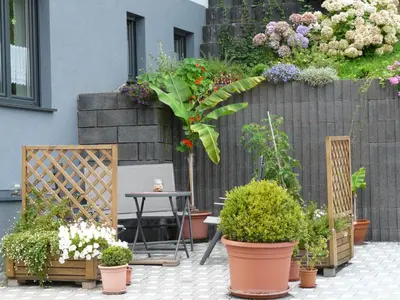 Ein Garten an der Unterkunft Ferienwohnung Hermann