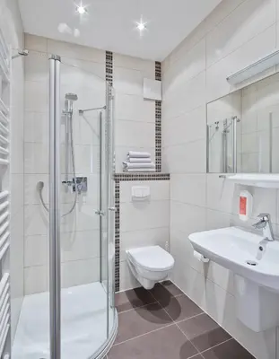 Ein Badezimmer in der Unterkunft Weingut Gästehaus Derkum