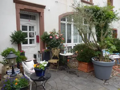 Ein Garten an der Unterkunft Apartment Altes Winzerhaus