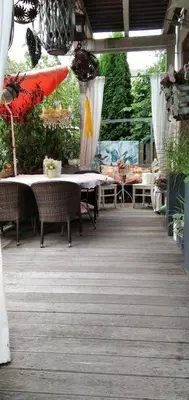 Ein Garten an der Unterkunft Apartment Altes Winzerhaus