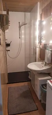 Ein Badezimmer in der Unterkunft Trixi