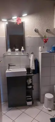 Ein Badezimmer in der Unterkunft Trixi