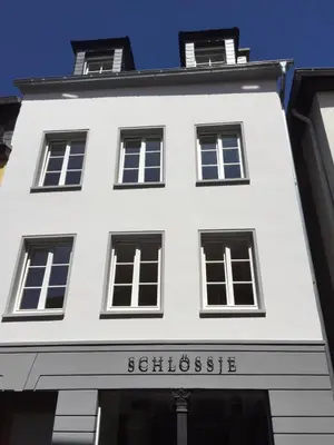 Das Gebäude in dem sich die Pension befindet