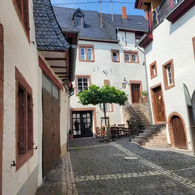 Das Gebäude in dem sich das Ferienhaus befindet