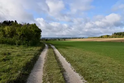 Naturlandschaft in der Nähe der Ferienwohnung