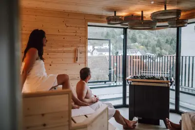 Gäste, die in der Unterkunft Schmidtburger Hof - Landhotel, Restaurant & Sauna übernachten