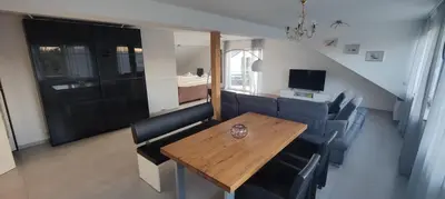 TV/Unterhaltungsangebot in der Unterkunft Appartement zum Rittersturz