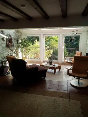 Ein Sitzbereich in der Unterkunft Silence Ferienwohnungen mit - 2 Apartments
