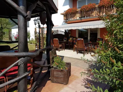 Ein Balkon oder eine Terrasse in der Unterkunft Ferienweinhaus Römer-Knodt