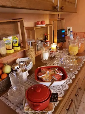 Essen im Privatzimmer oder in der Nähe