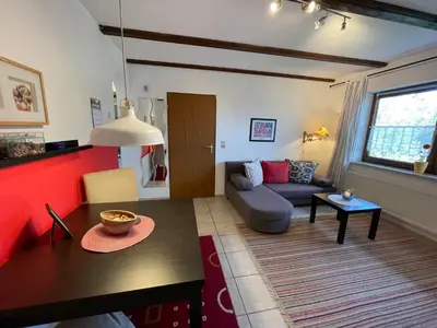 Ein Sitzbereich in der Unterkunft Apartment Ferienpark Himmelberg-4 by Interhome