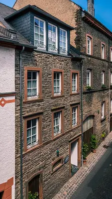 Das Gebäude in dem sich die Ferienwohnung befindet