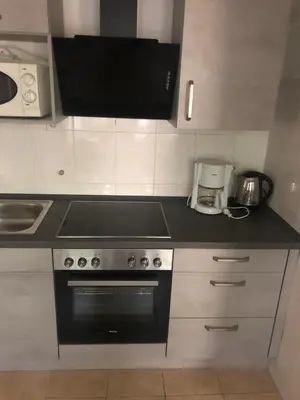 Küche/Küchenzeile in der Unterkunft Ferienwohnung Ziemons