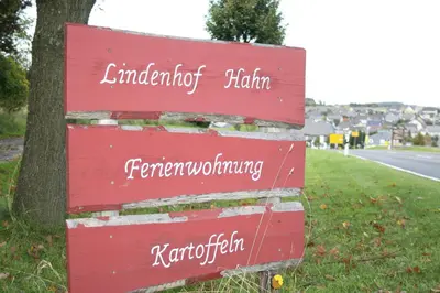 Ein Zertifikat, Auszeichnung, Logo oder anderes Dokument, das in der Unterkunft Lindenhof Hahn ausgestellt ist