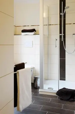 Ein Badezimmer in der Unterkunft Winneburger Hof