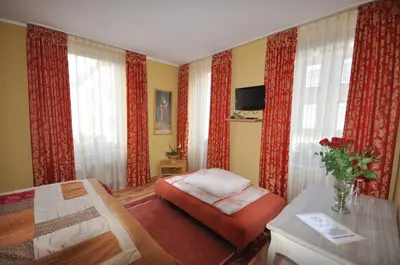 Ein Bett oder Betten in einem Zimmer der Unterkunft Hotel Restaurant 