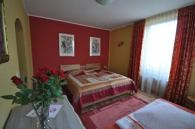 Ein Bett oder Betten in einem Zimmer der Unterkunft Hotel Restaurant 