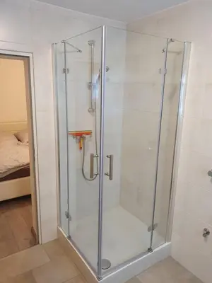 Ein Badezimmer in der Unterkunft Ferienwohnung-Pera