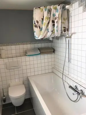 Ein Badezimmer in der Unterkunft Haus Rothenberg
