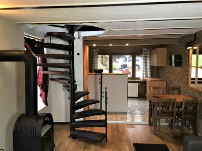 Küche/Küchenzeile in der Unterkunft Haus Rothenberg