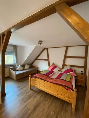 Ein Bett oder Betten in einem Zimmer der Unterkunft Vintage Apartment
