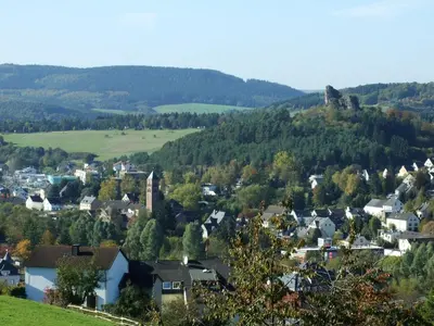 Naturlandschaft in der Nähe des Ferienhauses