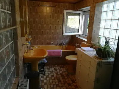 Ein Badezimmer in der Unterkunft Gasthaus Hochwald