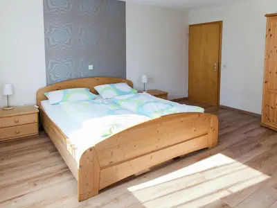 Ein Bett oder Betten in einem Zimmer der Unterkunft Farmhouse Escape in Haserich