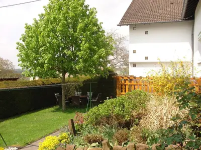 Ein Garten an der Unterkunft Kyll Valley Forest Apartment