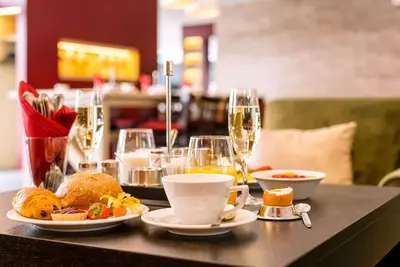 Essen im Hotel oder in der Nähe