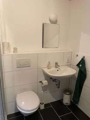 Ein Badezimmer in der Unterkunft Traumhaus am See 2