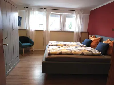 Ein Bett oder Betten in einem Zimmer der Unterkunft Hunsrück-Juwel