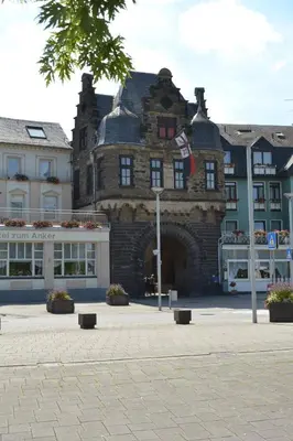 Das Gebäude in dem sich die Ferienwohnung befindet