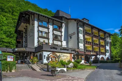 Das Gebäude in dem sich das Hotel befindet