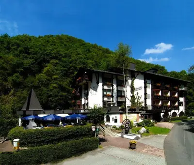 Das Gebäude in dem sich das Hotel befindet