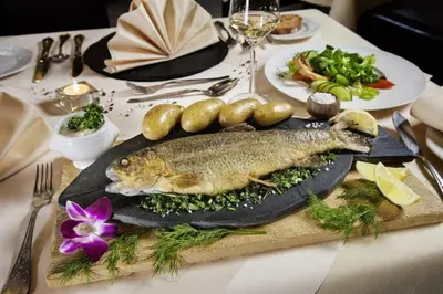 Essen im Hotel oder in der Nähe
