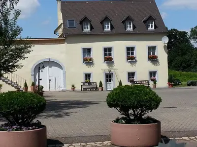 Das Gebäude in dem sich das Hotel befindet