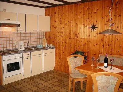 Küche/Küchenzeile in der Unterkunft Haus 2 - Typ A (Appartement)