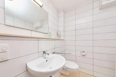 Ein Badezimmer in der Unterkunft Ferienwohnung Bella Vista Premium Appartement