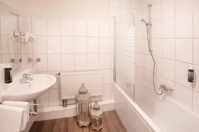 Ein Badezimmer in der Unterkunft Bad Emser Hof