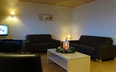Ein Sitzbereich in der Unterkunft Vulkaneifel Type L-C6