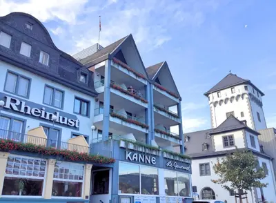 Das Gebäude in dem sich das Hotel befindet