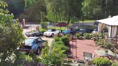 Ein Garten an der Unterkunft PARK VILLA zentral am Mittelrhein Zimmer&Apartments Self check in Aparthotel